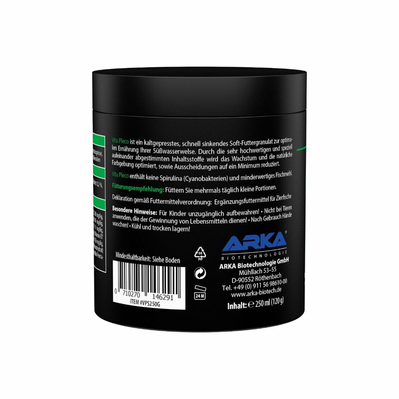 ARKA Vita Pleco Welsfutter 250 ml