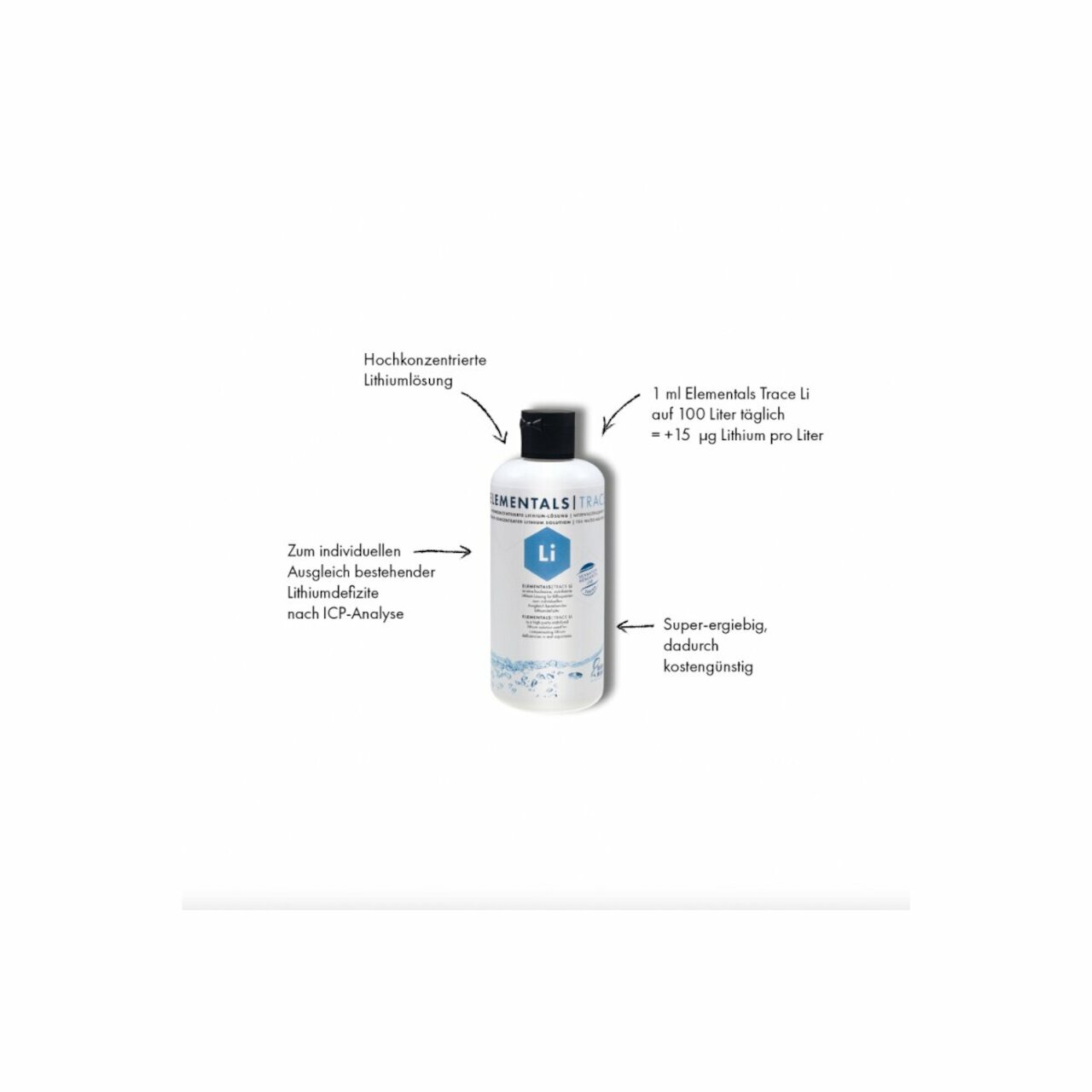Fauna Marin Elementals Trace Li 250 ml