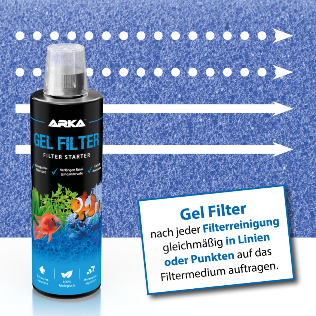 Arka Gel Filter Filterstarter 473ml