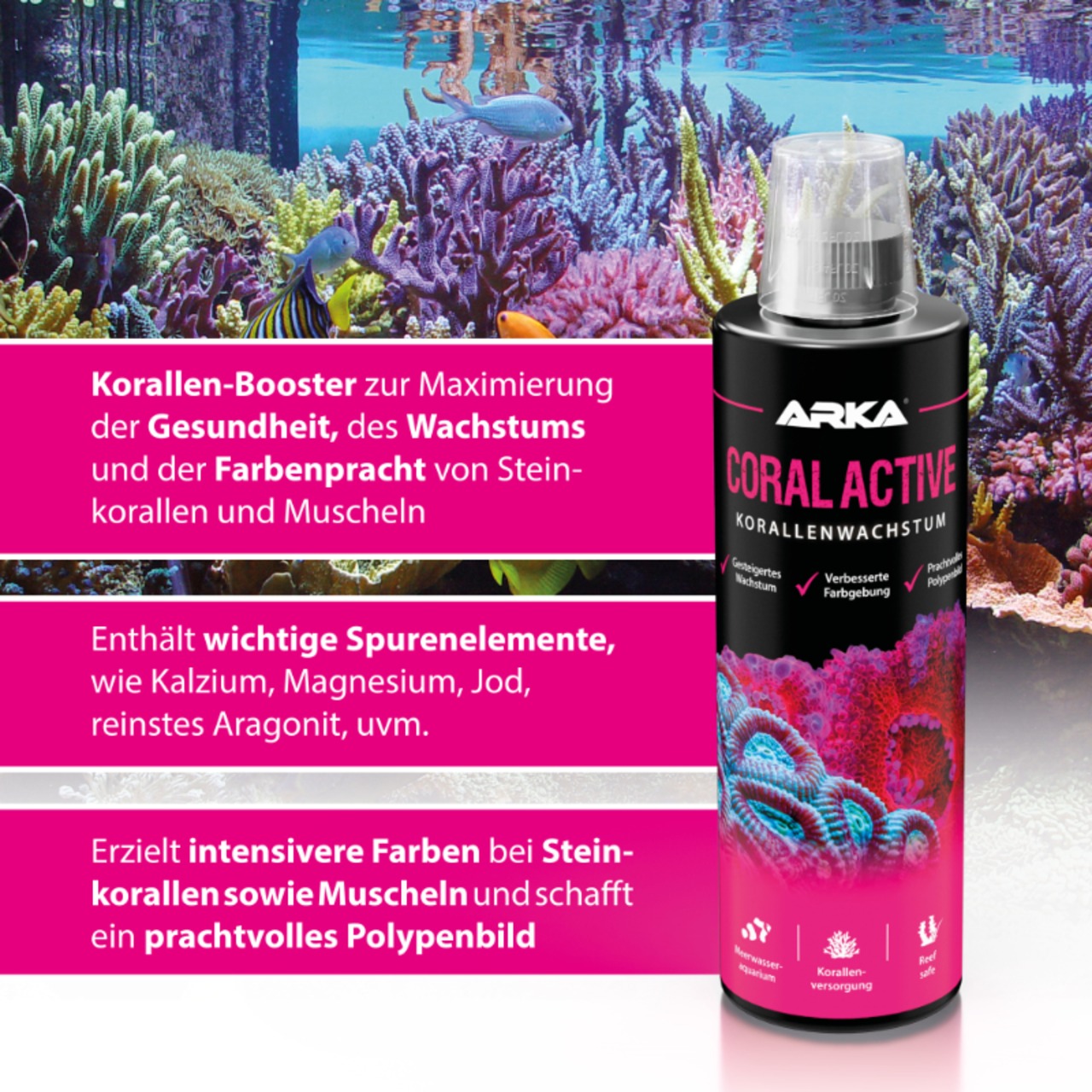 Arka Coral Aktiv Korallenwachstum 118ml