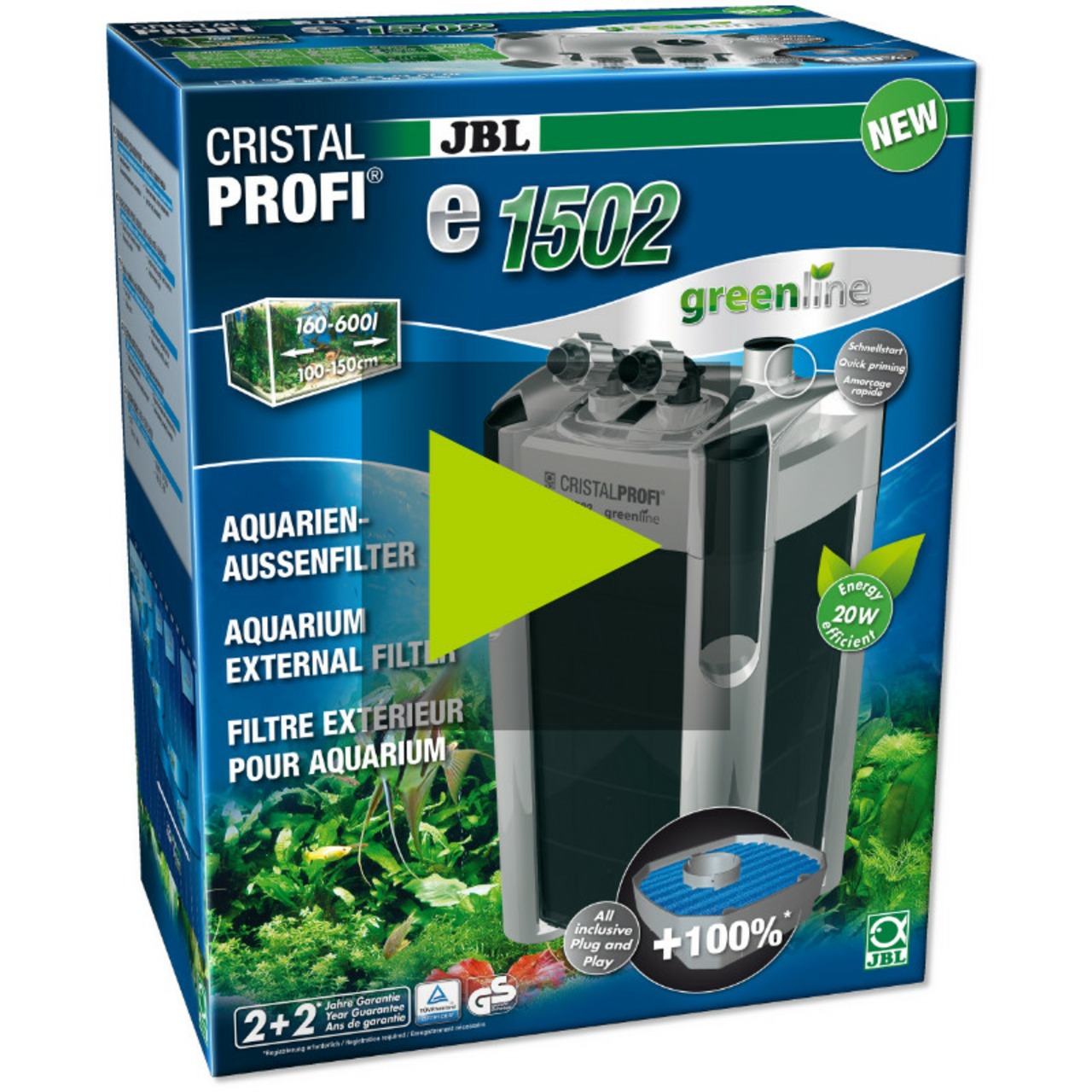 JBL CristalProfi e1502 greenline