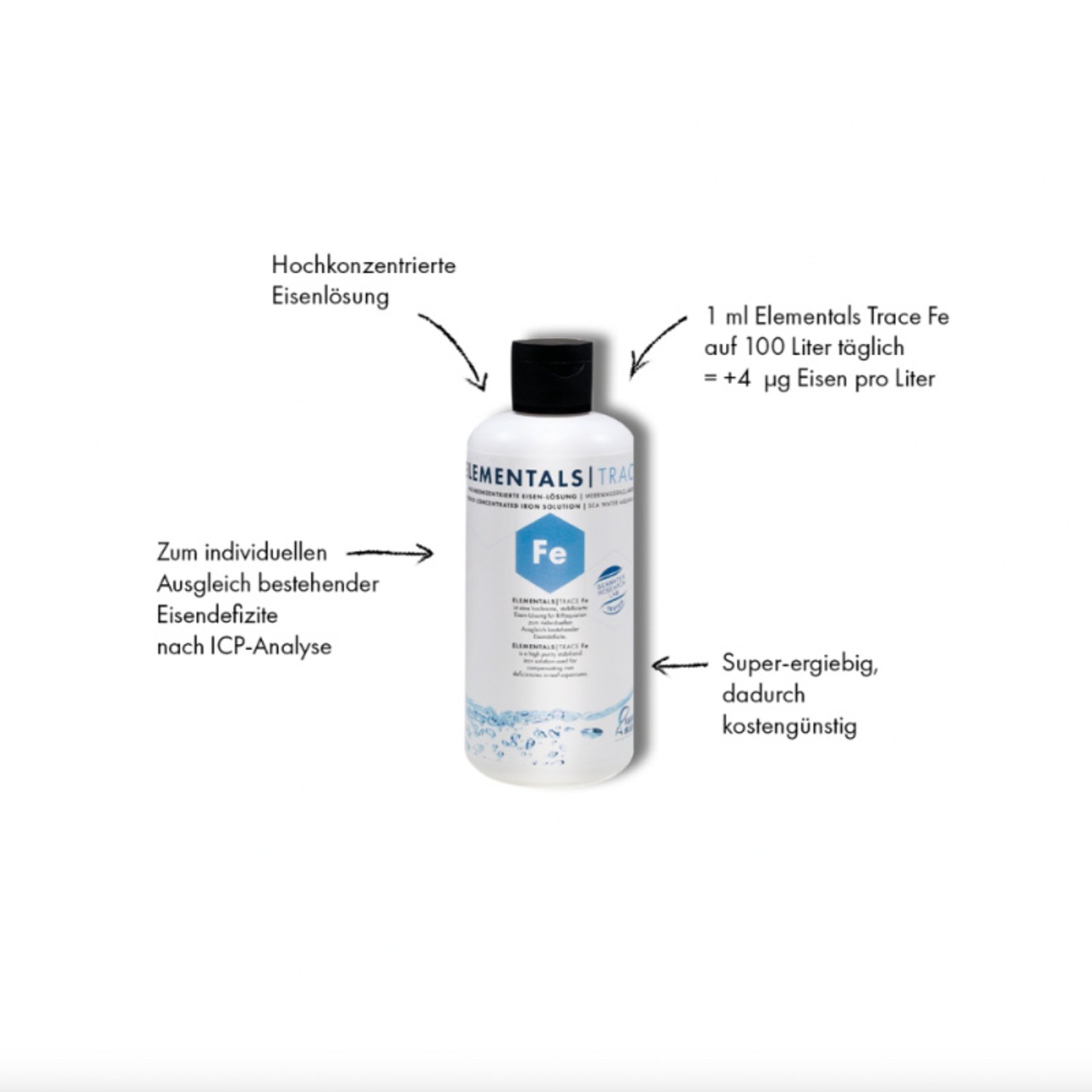 Fauna Marin Elementals Trace Fe 250 ml