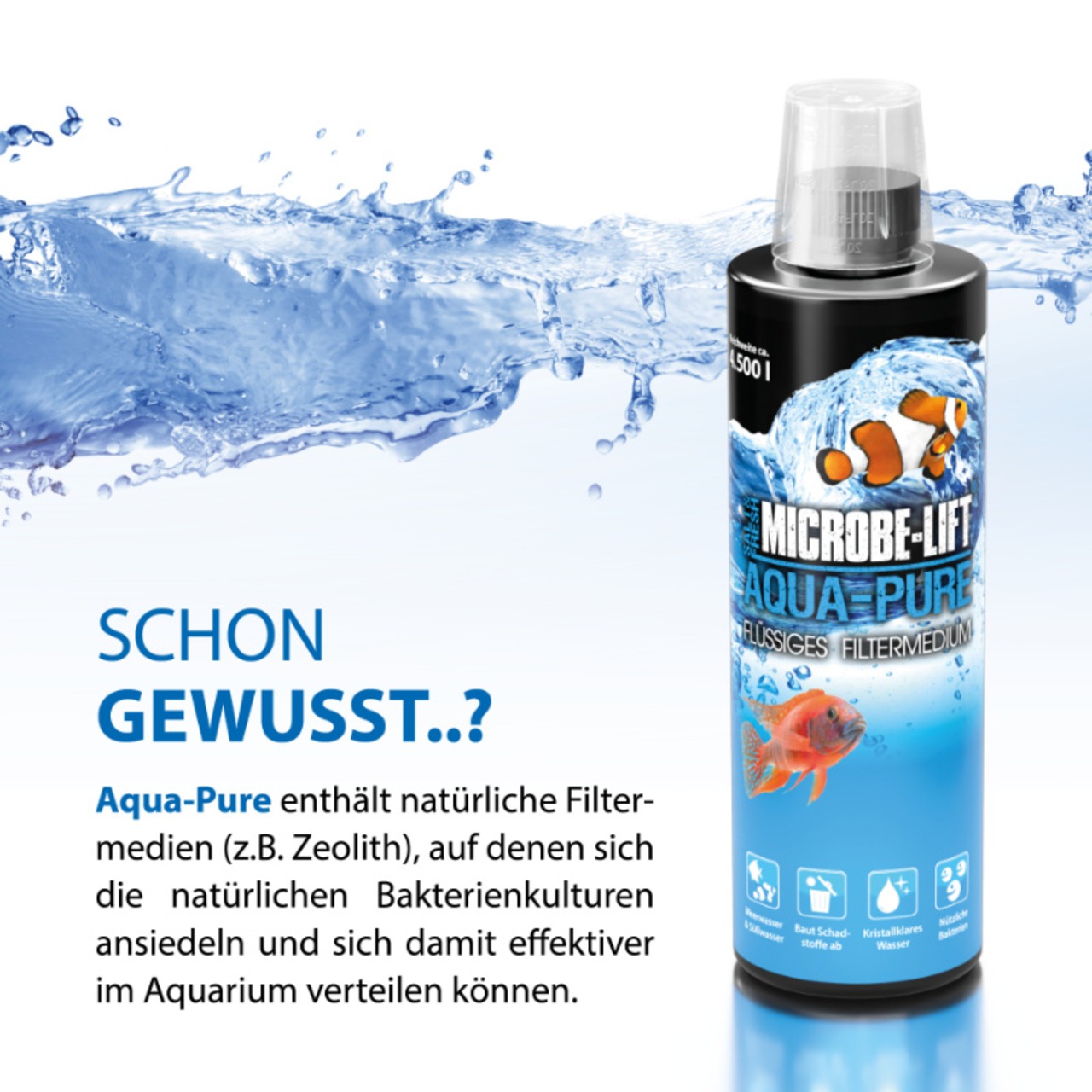 Microbe LIft Aqua-Pure Filtermedium 5 L